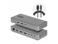 Startech - dokkingstasjon - USB4 / Thunderbolt 4 / Thunderbolt 5 2 x DP - 1GbE, 2.5GbE