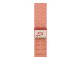 Apple Nike - Sløyfe for smart armbåndsur 46mm - 145 - 220 mm - alpenglow rosa - for Watch Hermès Series 9, SE 3, Series 10, Series 11, Series 8, Series 9, Ultra 2, Ultra 3