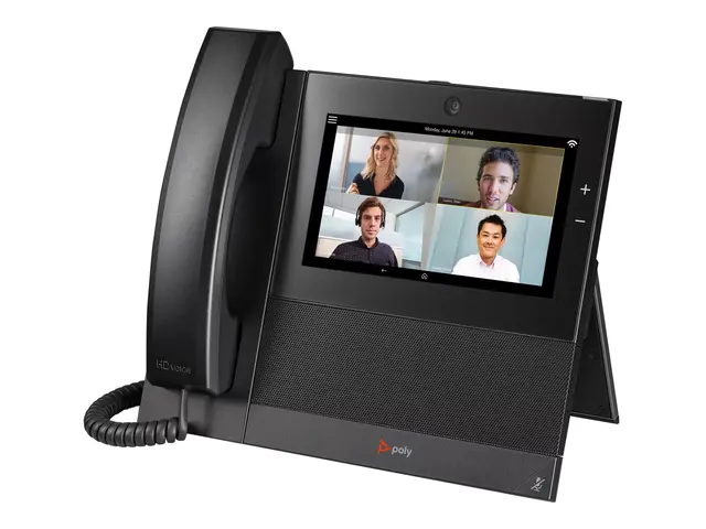 Poly CCX 700 OpenSIP - VoIP-telefon med digitalkamera anrops-ID/sa...