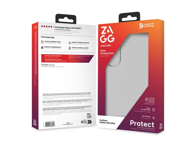 Zagg Clear Protect - Baksidedeksel for mobiltelefon termoplast-pol...