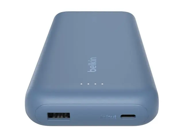 Belkin BoostCharge - Strømbank med integrert kabel 20000 mAh 30 wa...