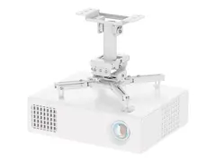 Neomounts CL25-530WH1 - Monteringssett (takmontering) full bevegelse - for projektor - easy-install, height 25.5 cm - stål - hvit