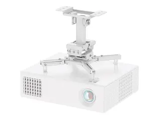 Neomounts CL25-530WH1 - Monteringssett (takmontering) full bevegelse - for projektor - easy-install, height 25.5 cm - stål - hvit