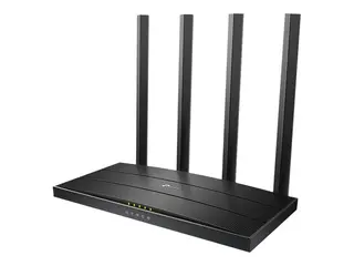 TP-Link Archer C6 V3.20 - Tr&#229;dl&#248;s ruter 4-portssvitsj 1GbE - Wi-Fi 5 - Dobbeltb&#229;nd