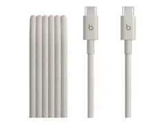 Beats - USB-kabel - 24 pin USB-C (hann) til 24 pin USB-C (hann) USB 2.0 - 1.5 m - Hurtiglading opptil 60W - overspenningsstein