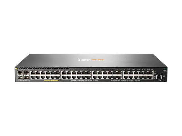 HPE Aruba 2930F 48G PoE+ 4SFP+ - Switch L3 Styrt 48 x 10/100/1000 ...