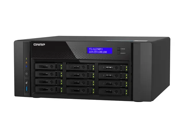 QNAP TS-h1290FX - NAS-server 12 brønner SATA 6Gb/s / PCIe (NVMe) U...