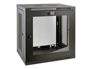Eaton Tripp Lite Series 12U Wall Mount Rack Enclosure Server Cabinet w/ Glass Front Door Rack skap - veggmonterbar - svart - 12U - 19&quot;
