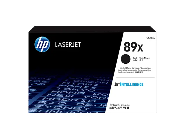 HP 89X - Høykapasitets svart original LaserJet tonerpatron (CF289X)