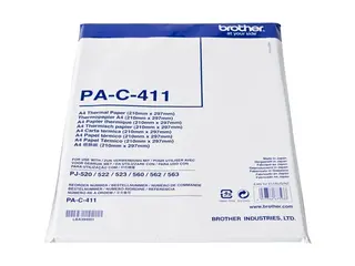 Brother - A4 (210 x 297 mm) 100 ark termisk papir for PocketJet PJ-673, PJ-722, PJ-723, PJ-762, PJ-763, PJ-763MFi, PJ-773; PocketJet 6