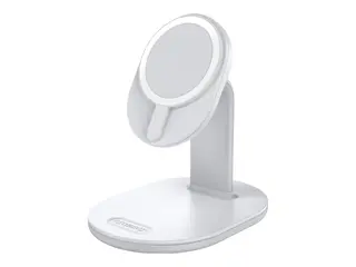 OtterBox - Tr&#229;dl&#248;st ladestativ for magsafe - 7.5 watt - PD 2.0, PD 3.0 - klar dr&#248;mmer (hvit) - for Apple AirPods with MagSafe Charging Case; AirPods Pro; iPhone 12, 13, 14