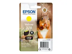 Epson 378 - 4.1 ml - gul - original blister - blekkpatron - for Expression Home XP-8605, 8606; Expression Home HD XP-15000; Expression Photo XP-8505, 8700
