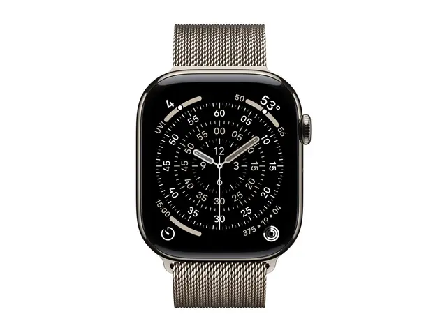 Apple Watch Series 11 (GPS + Cellular) - 46 mm naturlig titan smar...