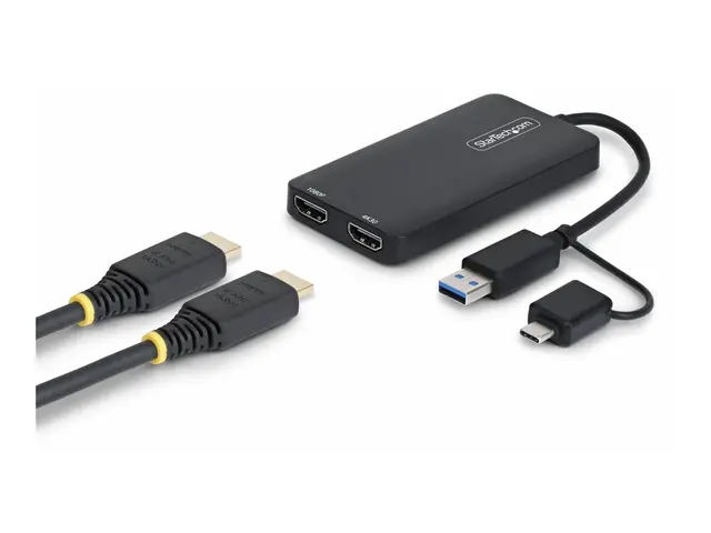 Startech - Video adapter - USB-type A, USB-C hann til HDMI hunn - ...