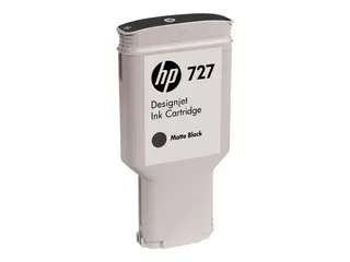 HP 727 - 300 ml - høykapasitets - matt svart original - DesignJet - blekkpatron - for DesignJet T1500, T1530, T2500, T2530, T920, T930