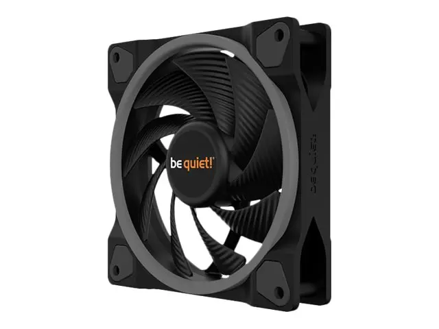 be quiet! Light Wings - Kabinettvifte 120 mm svart (en pakke 3)