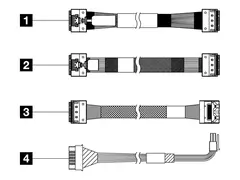Lenovo - Lagerkabelsett - for 2,5" Chassis Front BP3