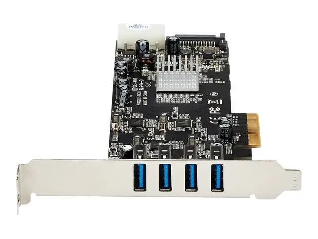 StarTech.com 4 Port USB 3.0 PCIe Card w/ Dedicated Channels - UASP...
