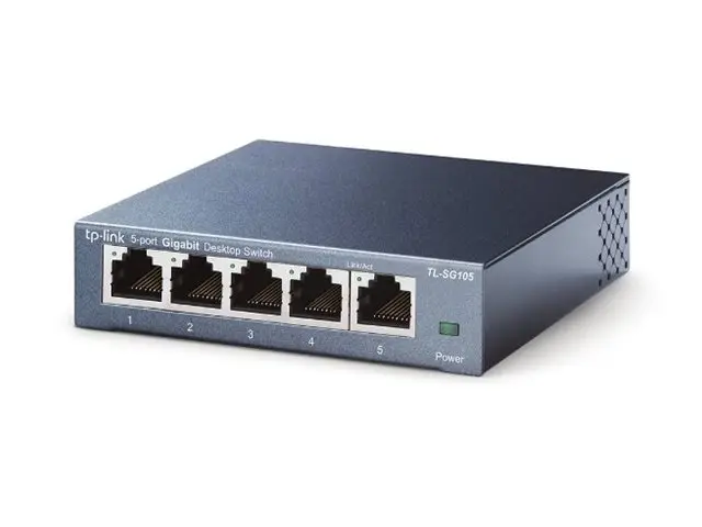TP-Link TL-SG105 5-Port Metal Gigabit Switch - Switch - ikke-styrt...