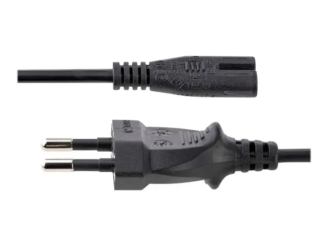 StarTech.com 1m (3ft) Laptop Power Cord, EU Plug to C7, 2.5A 250V,...