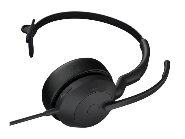 Jabra Evolve2 50 UC Mono - Hodesett on-ear kablet aktiv støydempin...