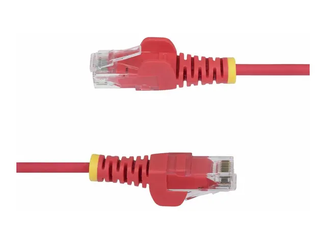 StarTech.com 1.5m Red Slim CAT6 Ethernet Cable, Snagless, 28AWG, L...