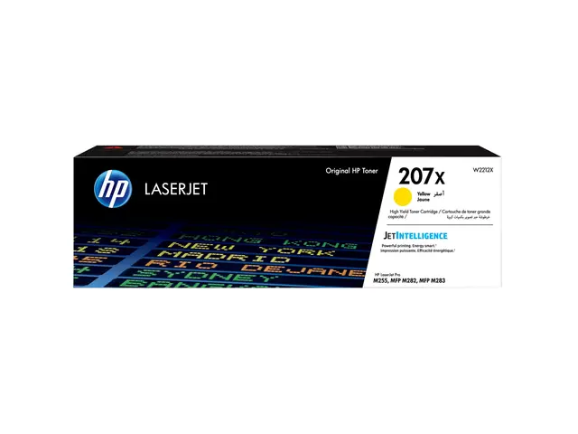 HP 207X - Høy ytelse - gul - original - LaserJet - tonerpatron (W2...