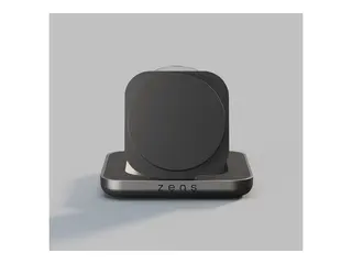 ZENS Nightstand Charger Pro 2 - Trådløst ladestativ + AC-strømadapter 15 watt - svart