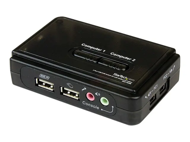 Startech 2 Port USB VGA KVM Switch - Single Hot-key & Audio Suppor...