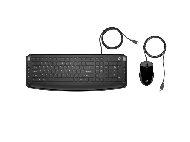 HP Pavilion 200 - Tastatur- og mussett USB Pan Nordic svart for 21...