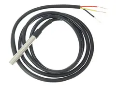 Shelly DS18B20 - Add-on - temperatursensor 1 m kabel - svart