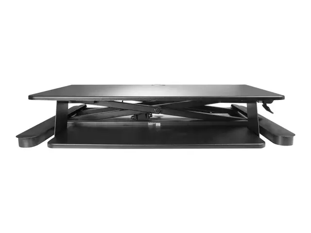 Startech Sit Stand Desk Converter with Keyboard Tray, Large 35" x ...