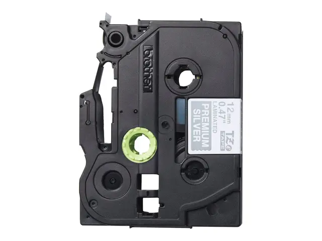 Brother TZe-PR935 - Hvitt trykk på premium glanssølv Rull (1,2 cm ...