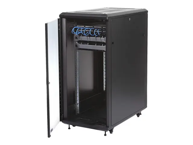 Startech 25U Network Rack Cabinet on Wheels - 36in Deep Portable 1...