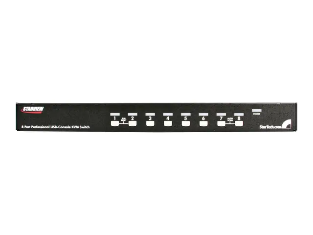 Startech 8 Port 1U RackMount USB PS/2 KVM Switch with OSD - KVM-sv...