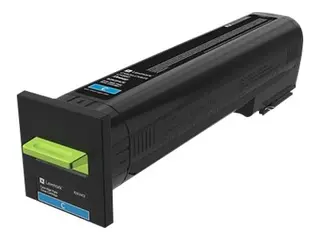 Lexmark - Ultra High Yield - cyan - original tonerpatron LCCP, LRP, Lexmark Corporate - for Lexmark CX860de, CX860dte, CX860dtfe