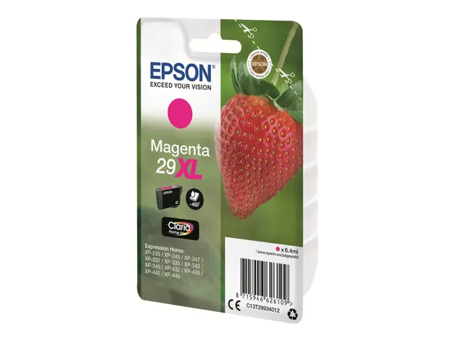 Epson 29XL - 6.4 ml - XL - magenta - original - blister - blekkpat...