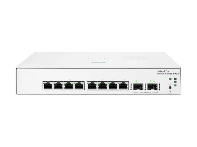 HPE Networking Instant On 1930 8G 2SFP Switch - L3 Styrt 8 x 10/10...