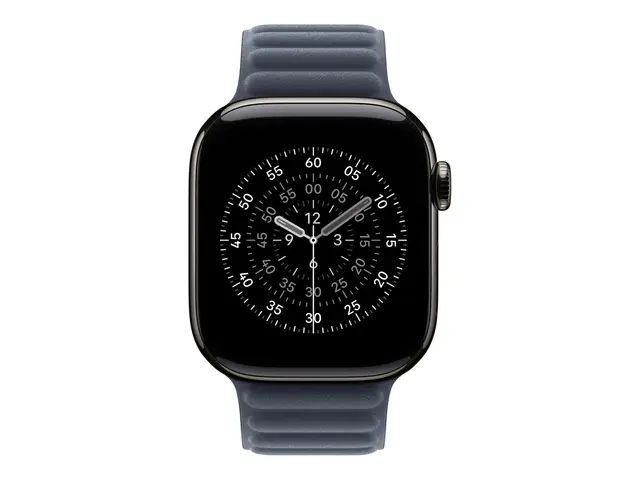 Apple - Klokkestropp for smart armbåndsur 42mm M/L-størrelse marin...
