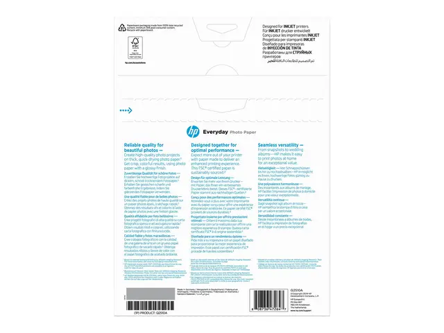 HP Everyday Photo Paper - Blank A4 (210 x 297 mm) 200 g/m² 100 ark...