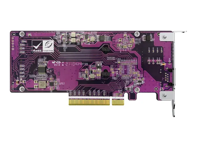 QNAP QM2-2P10G1TB - Diskkontroller M.2 PCIe 3.0 x4 (NVMe) lav prof...
