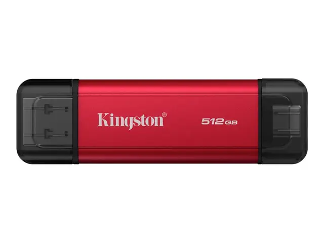 Kingston Dual - SSD - 512 GB - ekstern (bærbar) - USB 3.2 Gen 2