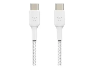 Belkin BoostCharge - USB-kabel 24 pin USB-C (hann) til 1 m hvit
