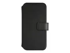 KEY Unstad - Lommebok for mobiltelefon - MagSafe-samsvar plastikk, kunstl&#230;r - svart - for Apple iPhone 13 Pro Max