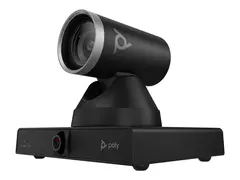 Poly Studio E60 - Konferansekamera PTZ - farge - 2 x 8 MP - 3840 x 2160 - 4K UHD (3840 x 2160), 2160p - lyd - LAN - USB 3.0 - DC 12 V / PoE Pluss