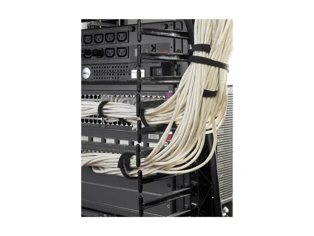 APC Cable Management - Rack-kabelføringssett - svart - for P/N: NB...