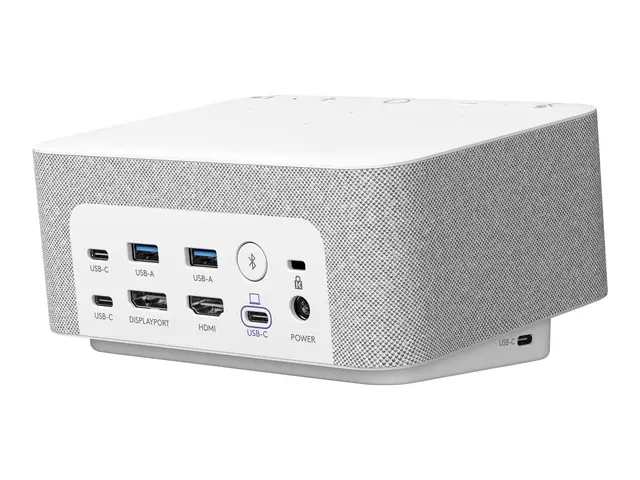 Logitech Logi Dock for UC - Dokkingstasjon - USB-C - HDMI, DP - Bl...