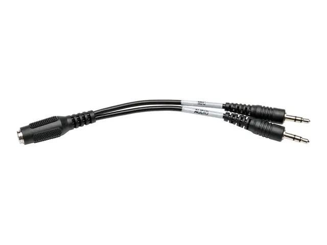 Eaton Tripp Lite Series 3.5 mm 4-Position to 3-Position Audio Head...