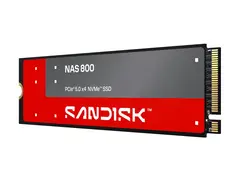 SanDisk NAS 800 - SSD - kryptert - 7.68 TB intern - M.2 2280 D5-M - PCI Express 5.0 x4 (NVMe) - TCG Opal Encryption 2.02