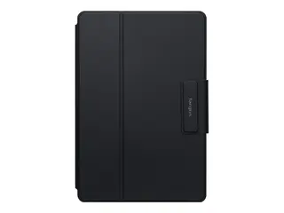 Targus Safe Fit - Tastatur og folioveske (Rotating Keyboard Case) universal, rotating - trådløs - Bluetooth 5.0 - QWERTY - Nordisk - svart